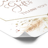 Poster Symbole Boho Floral Fêtes des mariées Cartes Et Ca (Coin)