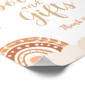 Poster Symbole Boho Rainbow Books and Cadeaux (Coin)