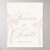 Poster Symbole Bonjour Bébé Pink Paris Faveurs & Traiteme (Devant)