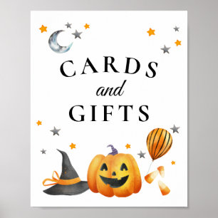 Poster Symbole Boo Halloween Baby showers cartes & cadeau