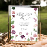 Poster Symbole Botanique Mimosa Bar Boisson<br><div class="desc">Signe Botanique De Boisson Mimosa Bar. Éléments correspondants disponibles. Veuillez consulter la collection complète.</div>