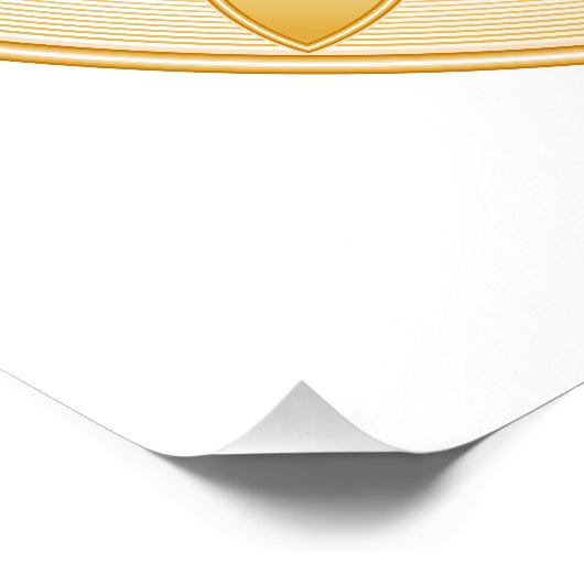 Poster Symbole bouddhiste (Coin)