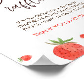 Poster SYMBOLE BRERIE Baby shower sucré (Coin)