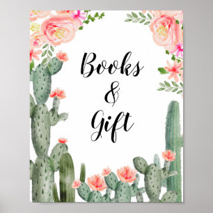 Poster Symbole Cactus Green Baby Books and Gifts