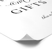 Poster Symbole Cadeaux de Cartes Lily Florales Modernes (Coin)