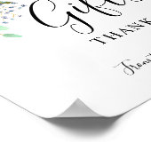 Poster Symbole Cadeaux Rustique Élégant (Coin)