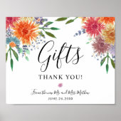 Poster Symbole Cadeaux Rustique Élégant (Devant)