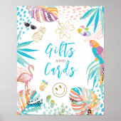 Poster Symbole Cadeaux Tropicaux (Devant)