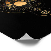 Poster Symbole cancéreux Zodiac Noir Histoire Mois Blm Me (Coin)