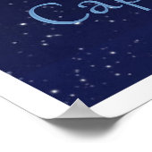 Poster Symbole Capricorne Constellation et Zodiaque avec (Coin)