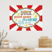 Poster Symbole carnaval Duck Pond Game (Cuisine)
