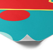 Poster Symbole Carnaval Fun Arrow Carnival Circus Anniver (Coin)