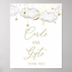 Poster Symbole, cartes et cadeaux baby showers