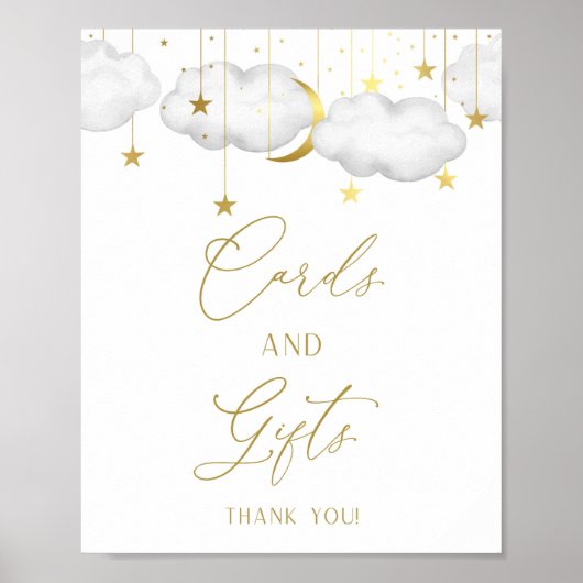 Poster Symbole, cartes et cadeaux baby showers (Devant)