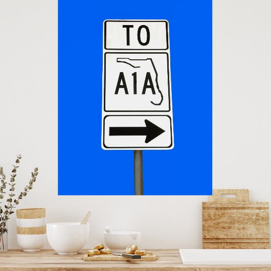 POSTER SYMBOLE CÉLÈBRE A1A (Cuisine)