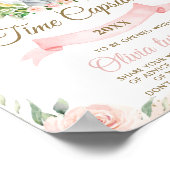 Poster Symbole Chic Jungle Animaux Rose Floral Temps Caps (Coin)