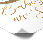 Poster Symbole Chic Noah's Ark Boy Babies are Sweet Treat (Coin)