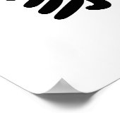 Poster Symbole chinois à domicile (Coin)