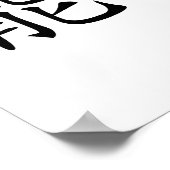 Poster Symbole chinois de l'énergie (Coin)