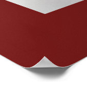 Poster Symbole chinois de zodiaque rouge rat (Coin)