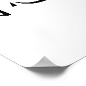 Poster Symbole chinois pour la force intérieure (Coin)