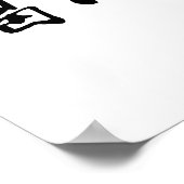 Poster Symbole chinois pour rapide (Coin)