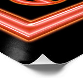 POSTER SYMBOLE CINÉMA NEON (Coin)