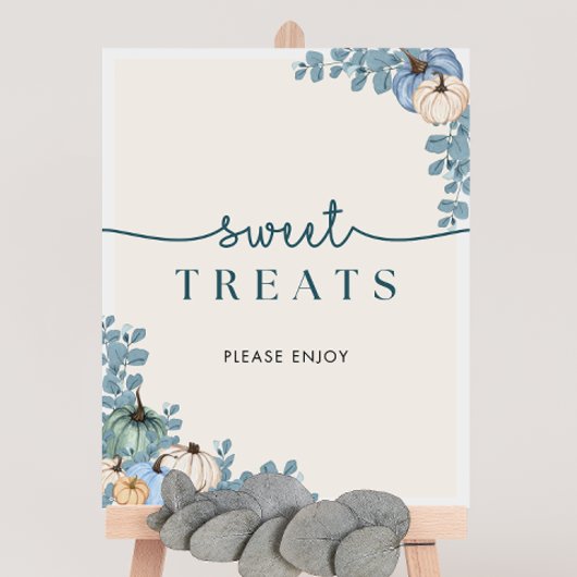 Poster SYMBOLE citrouille Baby shower Sweet Traitements