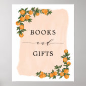 Poster Symbole Citrus Orange Green Cutie Livres & Cadeaux (Devant)