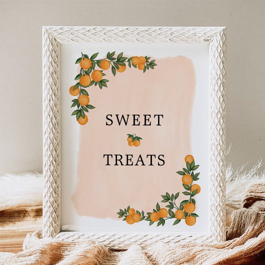 Poster Symbole Citrus Orange Verdure Cutie Sweet Traiteme