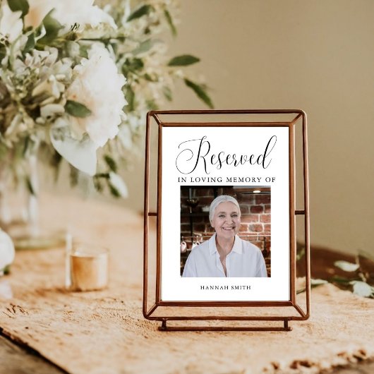 Poster Symbole commémoratif de la photo de réserve modern