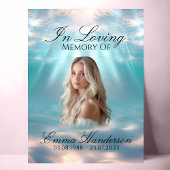 Poster Symbole commémoratif Ethereal Ocean Lover