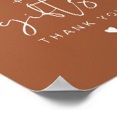 Poster SYMBOLE CORIANDER Terracotta Boho Cartes & Cadeaux (Coin)