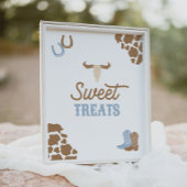 Poster Symbole Cowboy Rodeo Anniversaire Soins sucrés