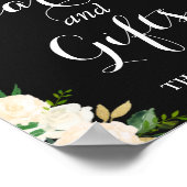 Poster Symbole crème Floral String Lights Cartes et Cadea (Coin)