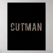 Poster SYMBOLE Cutman Tee For Funny Boxer Cutman (Devant)