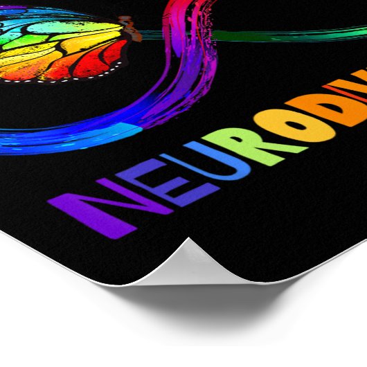 Poster Symbole d'acceptation de la sensibilisation sur l' (Coin)