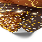 Poster Symbole d'accueil de la fête d'anniversaire (Coin)