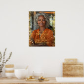 Poster Symbole d'accueil de la fête d'anniversaire (Cuisine)