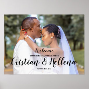 Poster Symbole d'accueil de la partie de l'engagement ave