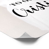 Poster Symbole d'accueil de la partie de l'engagement ave (Coin)