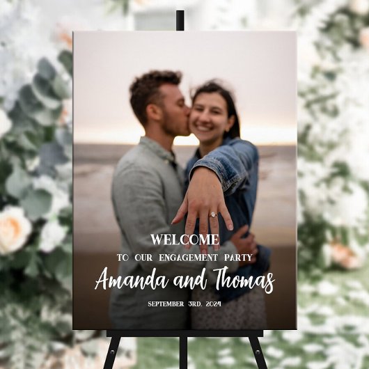 Poster Symbole d'accueil de la partie de l'engagement ave