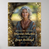 Poster Symbole d'accueil de la photo de retraite moderne (Devant)