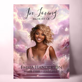 Poster Symbole d'accueil de l'enterrement