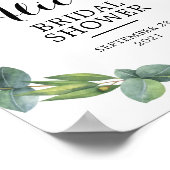 Poster Symbole d'accueil Eucalyptus (Coin)