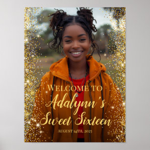 Poster Symbole d'accueil moderne 16 party