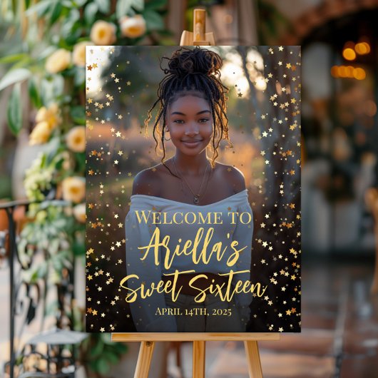 Poster Symbole d'accueil moderne 16 party