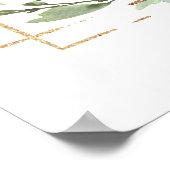 Poster Symbole d'accueil somptueux et verdoyant (Coin)