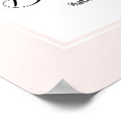 Poster Symbole d'affiche Mariage de bienvenue Flores d'ét (Coin)