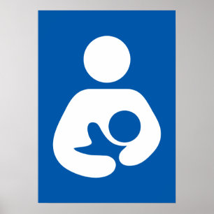 Poster Symbole d'allaitement